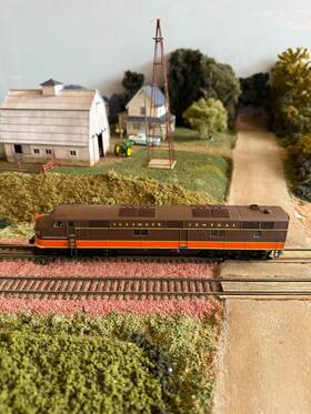 920-47991 Walthers Ho Proto 2000 E7a Illinois Central # 4017 With Dcc. 920-47991. Iob