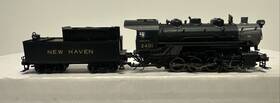 920-90019 Walthers Proto N Scale New Haven 0-8-0 Steam Engine And Tender #3401