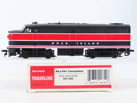 931-222 Walthers Ho Scale Ri Rock Island Alco Fa-1 Diesel Locomotive #158