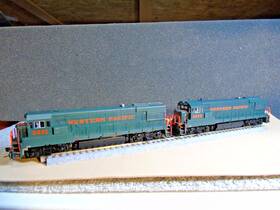 920-41656 Walthers Proto 2000 Ge U30b Ho Western Pac #3051 Dcc And Tsunami Sound #3053