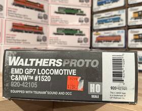 920-42105 Walthersproto Ho Emd Gp7 Chicago And North Western #1520 Dcc/sound Lnib