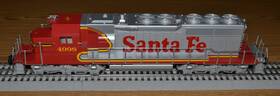 Sd40-2 Weaver 1318lp Santa Fe Warbonnet No. 4998 3-rail Emd Diesel - Video