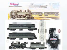 3-rail Williams 022899003252 O Gauge Up The Greyhound Steam Passenger Train Set With Track