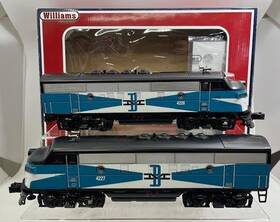 20107 Williams O Gauge Boston And Maine Emd F3 Aa Diesel Locomotive Set #4227/4228