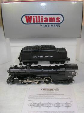 Williams 40201 Scale 4-6-4 Hudson Nyc #5207 Bell Whistle Smoke Runs Well