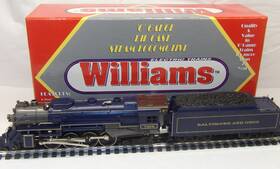 Williams Berk101 O Gauge B And Berkshire 2-8-4 Royal Blue Steam With Whistle #