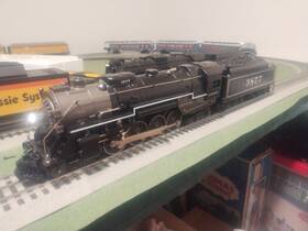 Berk116 Williams O Gauge Berkshire 2-8-4 Locomotive And Tender Cab 3877 At&sf Tested