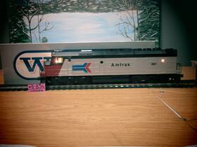 Fp-45 Williams Fp09 O Amtrak Powered A Diesel Locomotive O.b. Tested Runs