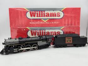 Hud-132 Williams Burlington Route 4-6-4 Die-cast Hudson Steam Engine - New- Video 3-rail