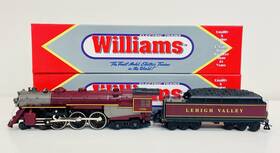 Hud-144 Williams Lehigh Valley Hudson 4-6-4 Locomotive And Tender Parts/repair