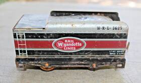 3689 Wyandotte O Gauge Windup Wrl Locomotive Tender With Bell B2