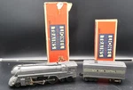 Vtg Lionel Steam Locomotive Engine Torpedo Gray & Tender 221T Orig. Boxes. Fixed Price $275.00.