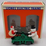 Lionel 6-18422 Gauge Christmas Santa & Snowman Handcar Ex/box. Fixed Price $30.71.