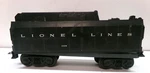 Gauge Lionel 243W Coal Tender (lot 1363). Fixed Price $45.00.