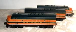 Vintage Lionel 6-11724 Great Northern F-3 A-b-a Diesel Engines Set, 1992, New. Fixed Price $800.00.