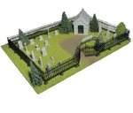 Line Reproductions New Box Cemetery Railroad Scenery Kit - Scale. Fixed Price $19.99.