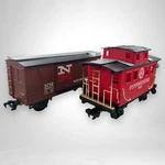 Scientific Toys Gauge New Haven 36911 Box Car Pennsylvania Caboose Train. Fixed Price $30.00.