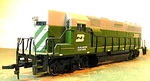 Bachmann GP50 Diesel Locomotive Burlington Northern Rd# Bn 3101 - Rtr Ho. Fixed Price $36.00.