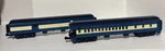 Mth 20-3460A Jersey Central Premier Blue Comet Baggage/observation Pass Set Nos. Fixed Price $225.00.