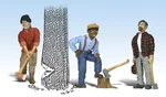Woodland Scenics New 2025 G Scale People Chip, Woody, & Chopper A2552. Fixed Price $33.02.