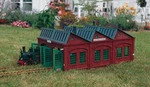 Piko 62001 Scale Locomotive Shed Building Kit. Fixed Price $357.59.