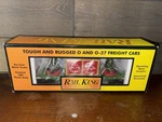 Mth Rail King O/O-27 Gauge Christmas (green) Flat Car W/lighted Trees 30-76822. Fixed Price $149.99.