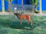 Vintage Elastolin By Preiser #5433 Deer Hand-painted Germany 1:25 Scale. Fixed Price $13.50.