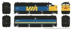 Rapido 21610 Ho Mlw FPA-2U FPB-2U Set Sound And Dcc Via Rail Canada 6759, 6859. Fixed Price $585.00.