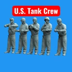 WW2 1/35 Scale Tank Crew Diorama Soldiers 3D Resin Print Military Usa Made. Fixed Price $39.99.
