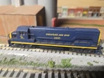 Atlas Scale Chesapeake & Ohio U25-B Diesel Locomotive #2500. N146. Fixed Price $100.00.