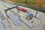 Walthers 933-4048 Ho Scale Piggyback Ramps Building Kit. Fixed Price $36.04.