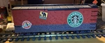 Lgb 49670 Woodsided Starbucks Box Car, Scale. Fixed Price $69.95.