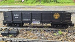 Black G-scale South Pacific Coast S.p.c Gondola. Accucraft. Fixed Price $50.00.