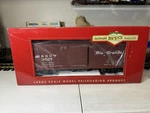 Bachmann Big Hauler Scale 93318 Box Car D&rgw Denver Rio Grande Western Nib. Fixed Price $64.00.