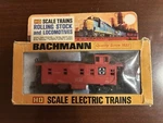 Bachmann Ho Scale Trains 36' Steel Caboose Off Center Cupola Rare Usa Railroad. Fixed Price $15.00.