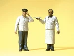 Preiser Workers Us Sleeping Car Porter & Waiter PKG(2) 45144. Fixed Price $52.98.