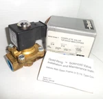 New In Box Parker 12F23O2148ACFPH05 2-WAY 3/4" Solenoid Valve 120VAC Usa. Fixed Price $349.99.