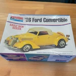 New Sealed Monogram Early Iron Series '36 Ford Convertible 1/24 Scale Model 7570. Fixed Price $39.99.