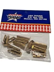 Usa Trains, R80001, Pack 12 - Brass Rail Joiners, Also Fits Aristo & Bachman. Fixed Price $14.24.