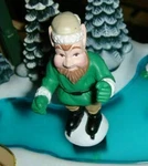 New Bright Holiday Express Tanker Car Original Ice Skating Elf Magnetic Skater. Fixed Price $28.50.