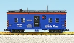 Usa Trains G Scale R1838 Work Bunk Car White Pass. Fixed Price $82.99.