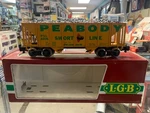 Lgb #4076 Scale Peabody Short Line Hopper Metal Wheels Knuckles Free Ship. Fixed Price $105.00.