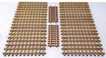 Lionel 8-82002 Scale Brass Straight Track Sections Ex. Fixed Price $87.99.