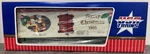 Usa Trains Scale R-13013 Merry Christmas 1995 Refrigerator Car Ec. Fixed Price $34.95.