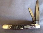 1975 Case Xx Small Serpentine Jack Folding Knife 6227 Brown Jigged Bone Used. Fixed Price $55.00.