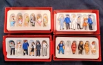 Preiser Model Train Miniatures. 4 Boxes, 23 Tiny People. #s 65322, 27, 38, 29.. Fixed Price $44.00.