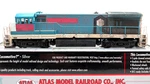 Ho Atlas 10003781 Silver U33B Rock Island # 195 Patched & Weathered Dcc Ready. Fixed Price $199.99.