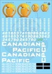 Cp Canadian Pacific GP40 Scale Decal Set Aristocraft. Fixed Price $18.87.
