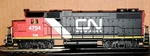 Canadian National Mth Ho Scale GP38-2 Proto-sound 3.0 Dcc Cn 4704 Item 85-2039-1. Fixed Price $175.00.