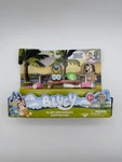Moose Toys Bluey & Bingo Scooter Fun Playset Figures With Helmet. Fixed Price $24.49.